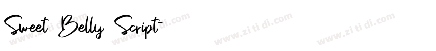 Sweet Belly Script字体转换 Sweet Belly Script字体转换